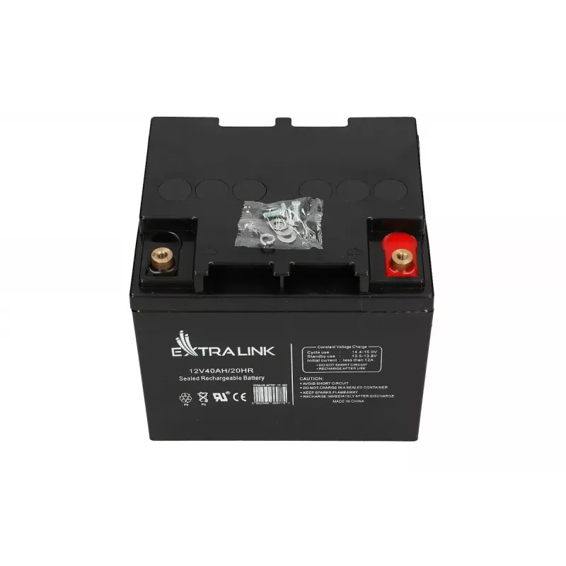 Extralink batería de plomo-ácido sellada AGM 12V 40Ah sin mantenimiento, VRLA, 12,2 kg