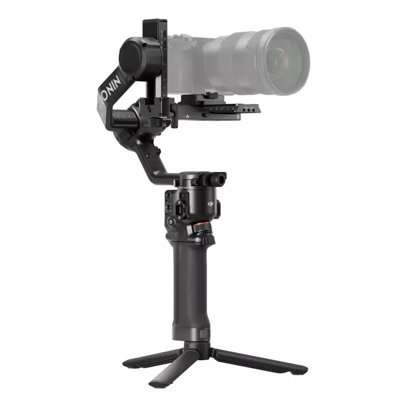 Estabilizador de cámara DJI RS 5 — aluminio, negro, 30 h de autonomía, 1,46 kg