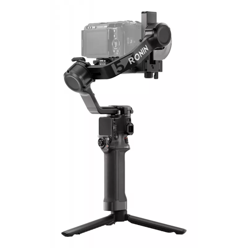Estabilizador de cámara DJI RS 5 — aluminio, negro, 30 h de autonomía, 1,46 kg