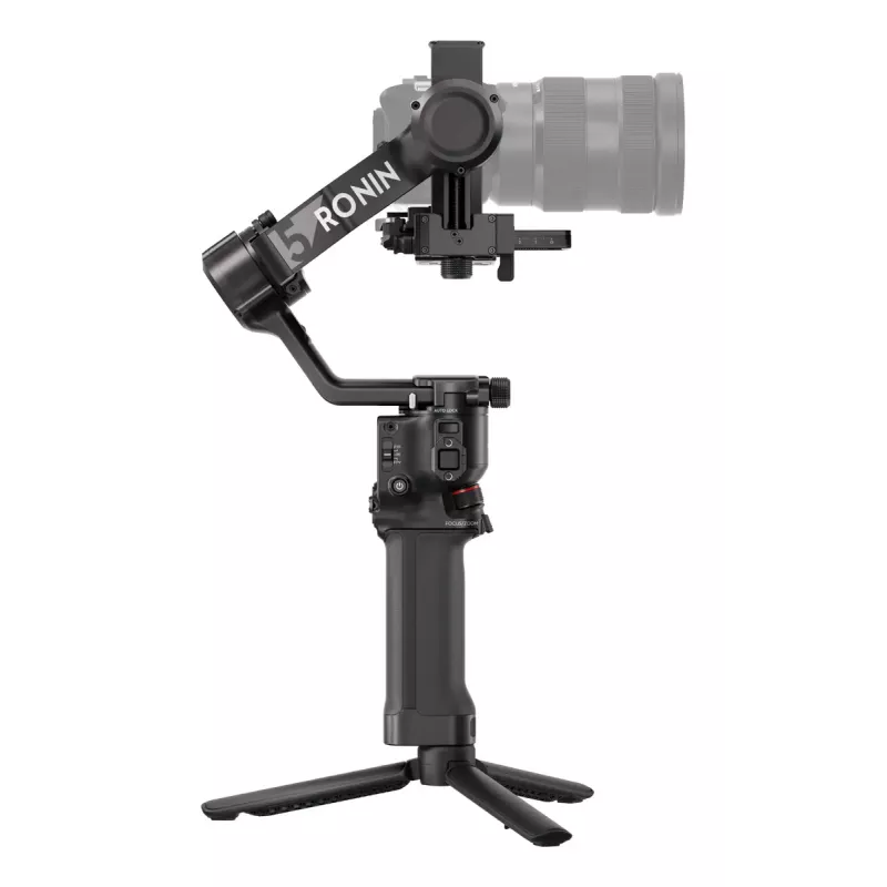 Estabilizador de cámara DJI RS 5 — aluminio, negro, 30 h de autonomía, 1,46 kg