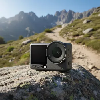 Cámara de acción DJI Osmo Action 6 Standard Combo — 38 MP CMOS, 4K Ultra HD, campo de visión de 155°, zoom digital de 2 aumentos