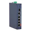 Switch gestionado reforzado DAHUA CHS4106-4ET-60 — 6 puertos, 4x PoE 10/100, L2, 4,8 Gbit/s, 8000 MAC