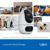 Cámara de vigilancia IP TP-Link Tapo C245D 2304×1296, objetivo de 3,1 mm, 104,3° hor., montaje en techo/pared, inalámbrica, interior, blanca