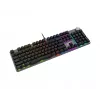 Teclado gaming MSI FORGE GK320 RED USB QWERTY US International Negro