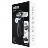 Afeitadora de lámina Braun Series 7 71-B1200s con recortador Azul