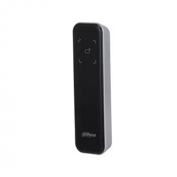 Lector de control de accesos DAHUA DHI-ASR2200A-D — lector básico, 12 V DC, 1,7 W, 135×40×15 mm, negro