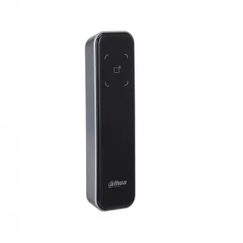 Lector de control de accesos DAHUA DHI-ASR2200A-D — lector básico, 12 V DC, 1,7 W, 135×40×15 mm, negro