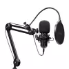 Micrófono para podcast TRUST GXT 270 Emita II+ — condensador USB, con cable, carcasa de metal, negro, cable de 2,5 m