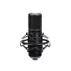 Micrófono para podcast TRUST GXT 270 Emita II+ — condensador USB, con cable, carcasa de metal, negro, cable de 2,5 m