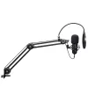 Micrófono para podcast TRUST GXT 270 Emita II+ — condensador USB, con cable, carcasa de metal, negro, cable de 2,5 m