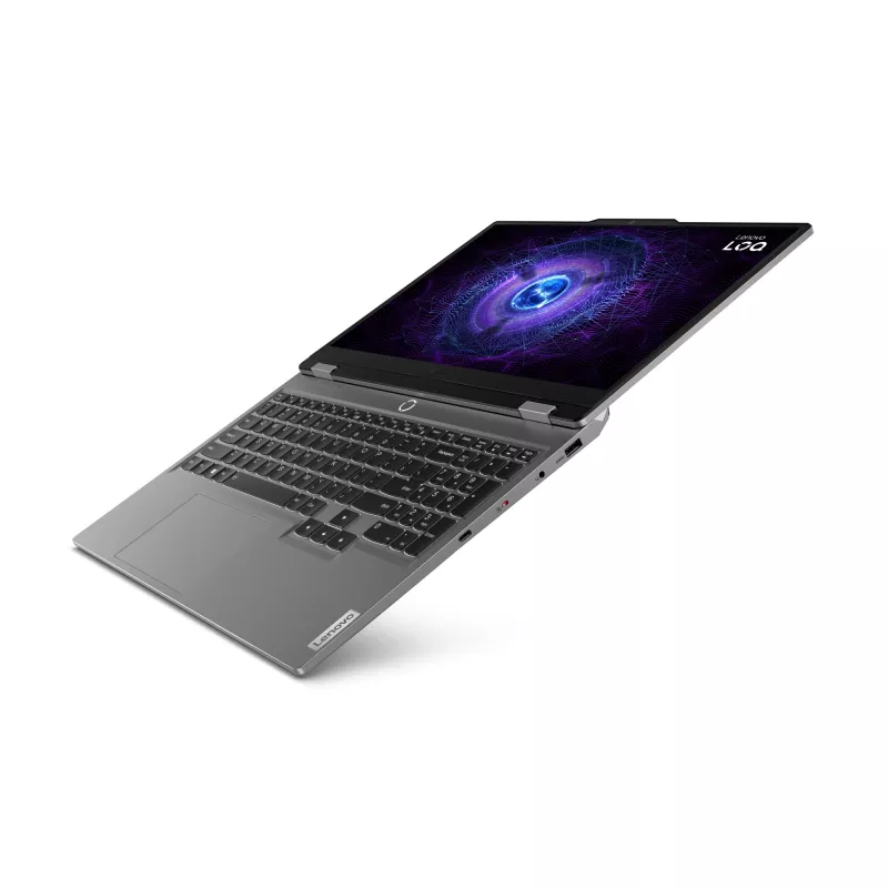 Portátil Lenovo LOQ 15IRX9 Intel® Core™ i5 i5-13450HX 39,6 cm (15,6 inch) Full HD 16 GB DDR5-SDRAM 512 GB SSD NVIDIA GeForce RTX 3050 Wi-Fi 6 (802.11ax) inglés gris
