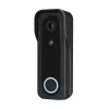 Videoportero TRUST DOORCAM-3000 negro, 3 MP, Wi-Fi 2,4 GHz, microSD hasta 256 GB, batería/USB (8–24 V)