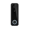 Videoportero TRUST DOORCAM-3000 negro, 3 MP, Wi-Fi 2,4 GHz, microSD hasta 256 GB, batería/USB (8–24 V)