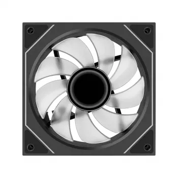 Ventilador XILENCE XPF120U.ARGB 120 mm, 500–1800 rpm, rodamiento hidráulico, 7–13,2 V, negro