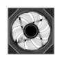 Ventilador XILENCE XPF120U.ARGB 120 mm, 500–1800 rpm, rodamiento hidráulico, 7–13,2 V, negro