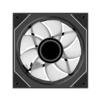 Ventilador para caja de PC XILENCE XPF120UR.ARGB 120 mm, 500–1800 rpm, rodamiento hidráulico, 7–13,2 V, negro