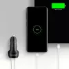 Cargador de coche AXAGON PWC-PQ48, 48 W, USB-C (PD3.0) + USB-A (QC4+), entrada 12–24 V, negro