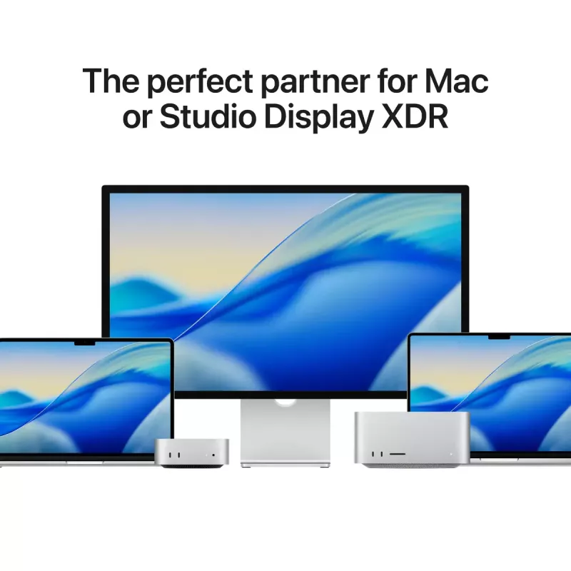 Monitor Apple Studio Display 27 pulgadas 5K (5120×2880) LED, cristal estándar, soporte VESA, Plata