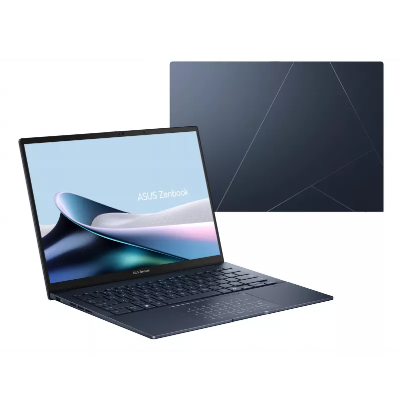 Portátil ASUS Zenbook 14 OLED UX3405CA — Intel Core Ultra 7 255H, 14 inch 3K táctil, 32 GB LPDDR5x, 1 TB SSD, Intel Arc 140T, Windows 11 Home, azul
