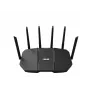 Router de sobremesa ASUS RT-BE90U BE9400 AiMesh — Tri-Band Wi‑Fi 7 (2,4/5/6 GHz), 9400 Mbit/s, 2,5 Gigabit Ethernet, 4× RJ‑45 LAN, USB, negro