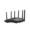 Router de sobremesa ASUS RT-BE90U BE9400 AiMesh — Tri-Band Wi‑Fi 7 (2,4/5/6 GHz), 9400 Mbit/s, 2,5 Gigabit Ethernet, 4× RJ‑45 LAN, USB, negro