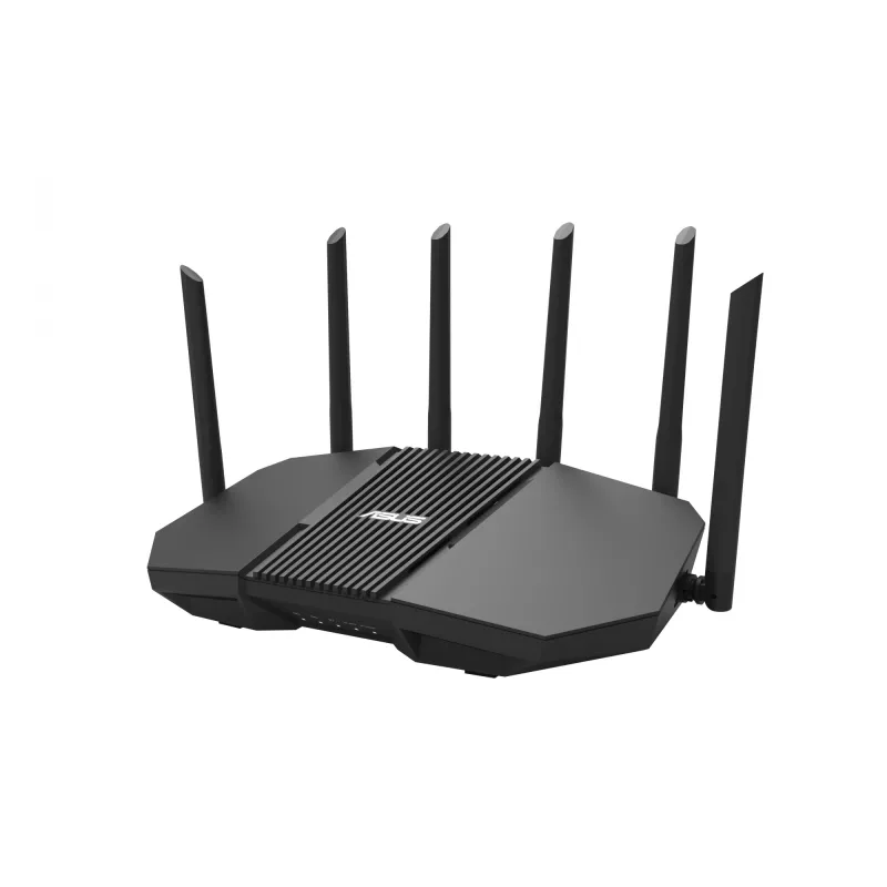 Router de sobremesa ASUS RT-BE90U BE9400 AiMesh — Tri-Band Wi‑Fi 7 (2,4/5/6 GHz), 9400 Mbit/s, 2,5 Gigabit Ethernet, 4× RJ‑45 LAN, USB, negro