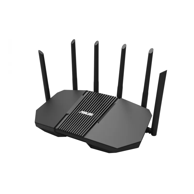 Router de sobremesa ASUS RT-BE90U BE9400 AiMesh — Tri-Band Wi‑Fi 7 (2,4/5/6 GHz), 9400 Mbit/s, 2,5 Gigabit Ethernet, 4× RJ‑45 LAN, USB, negro