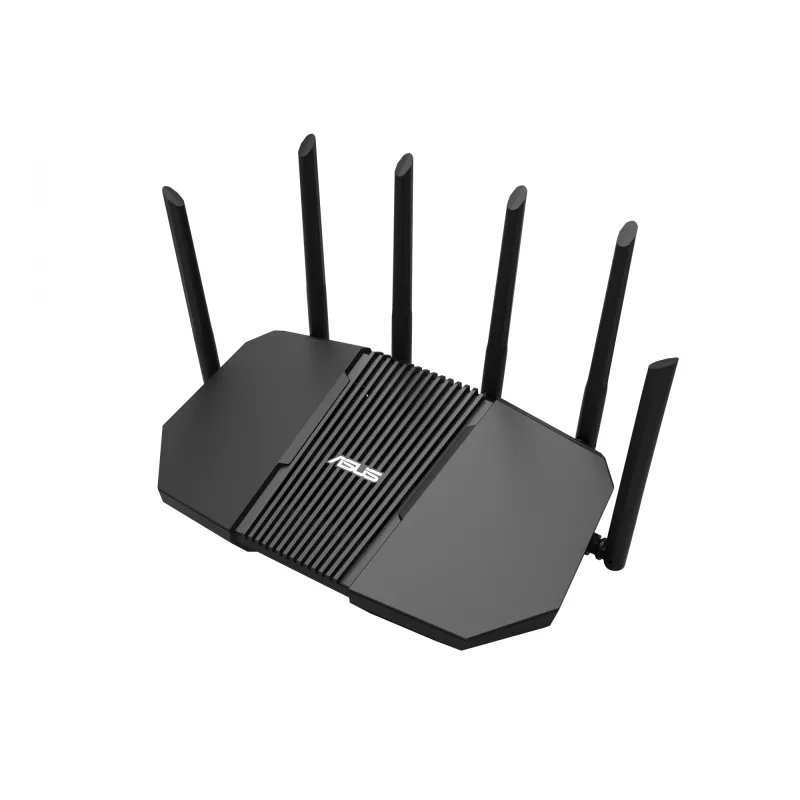 Router de sobremesa ASUS RT-BE90U BE9400 AiMesh — Tri-Band Wi‑Fi 7 (2,4/5/6 GHz), 9400 Mbit/s, 2,5 Gigabit Ethernet, 4× RJ‑45 LAN, USB, negro