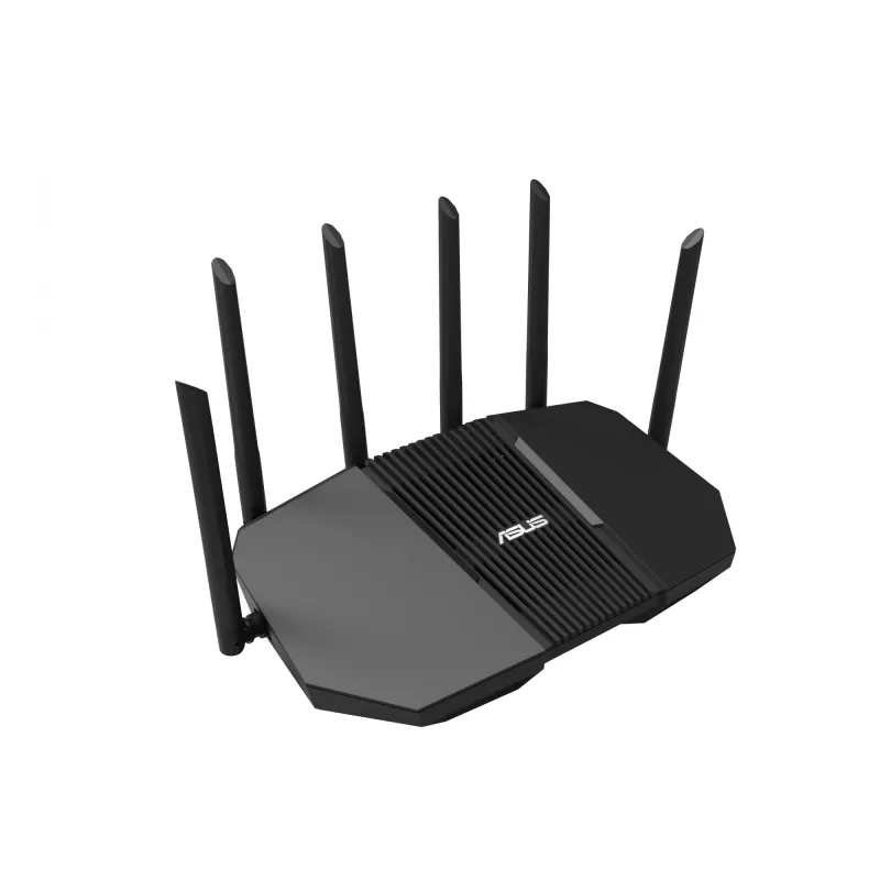 Router de sobremesa ASUS RT-BE90U BE9400 AiMesh — Tri-Band Wi‑Fi 7 (2,4/5/6 GHz), 9400 Mbit/s, 2,5 Gigabit Ethernet, 4× RJ‑45 LAN, USB, negro