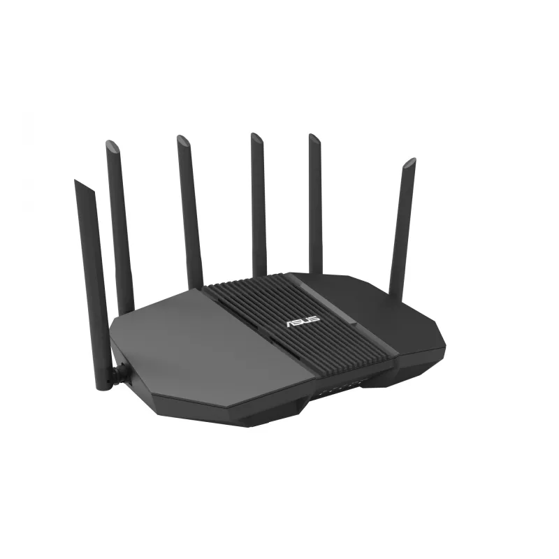 Router de sobremesa ASUS RT-BE90U BE9400 AiMesh — Tri-Band Wi‑Fi 7 (2,4/5/6 GHz), 9400 Mbit/s, 2,5 Gigabit Ethernet, 4× RJ‑45 LAN, USB, negro