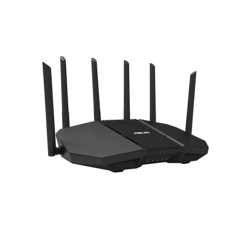 Router de sobremesa ASUS RT-BE90U BE9400 AiMesh — Tri-Band Wi‑Fi 7 (2,4/5/6 GHz), 9400 Mbit/s, 2,5 Gigabit Ethernet, 4× RJ‑45 LAN, USB, negro