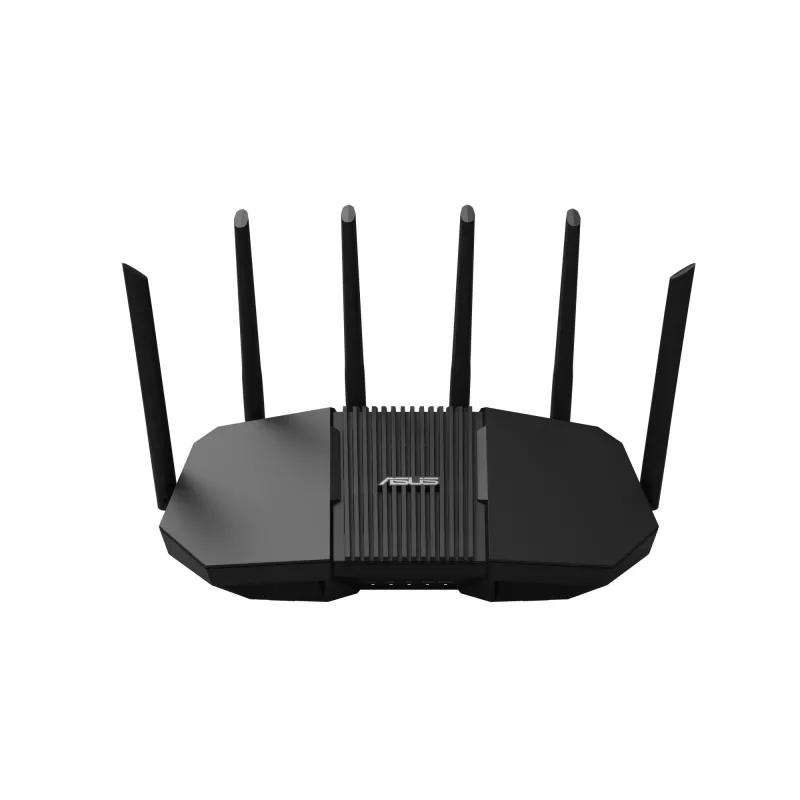 Router de sobremesa ASUS RT-BE90U BE9400 AiMesh — Tri-Band Wi‑Fi 7 (2,4/5/6 GHz), 9400 Mbit/s, 2,5 Gigabit Ethernet, 4× RJ‑45 LAN, USB, negro