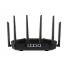 Router de sobremesa ASUS RT-BE90U BE9400 AiMesh — Tri-Band Wi‑Fi 7 (2,4/5/6 GHz), 9400 Mbit/s, 2,5 Gigabit Ethernet, 4× RJ‑45 LAN, USB, negro