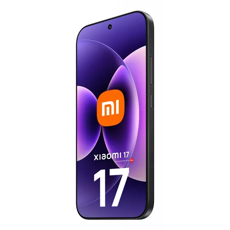Smartphone Xiaomi 17 — pantalla de 16 cm (6,3 inch), Snapdragon 8 Elite Gen 5, 12 GB RAM, 512 GB, triple cámara de 50 MP, 6330 mAh, negro