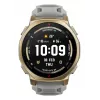 Smartwatch Amazfit T-rex 3 Pro 44 mm, 1,32 inch AMOLED 466×466, 16 GB, 64 MB RAM, GPS, Wi‑Fi, sumergible hasta 45 m, caja dorada, correa de silicona gris