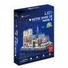 Puzle 3D CubicFun Notre Dame (luz) — modelo DA-20509, edición ligera iluminada