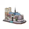 Puzle 3D CubicFun Notre Dame (luz) — modelo DA-20509, edición ligera iluminada