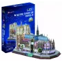 Puzle 3D CubicFun Notre Dame (luz) — modelo DA-20509, edición ligera iluminada