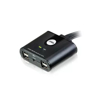 ATEN dispositivo de uso compartido de periféricos USB 2.0 de 4 puertos