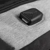 Mochila Modecom SMART 15 negra/gris poliéster 15,6