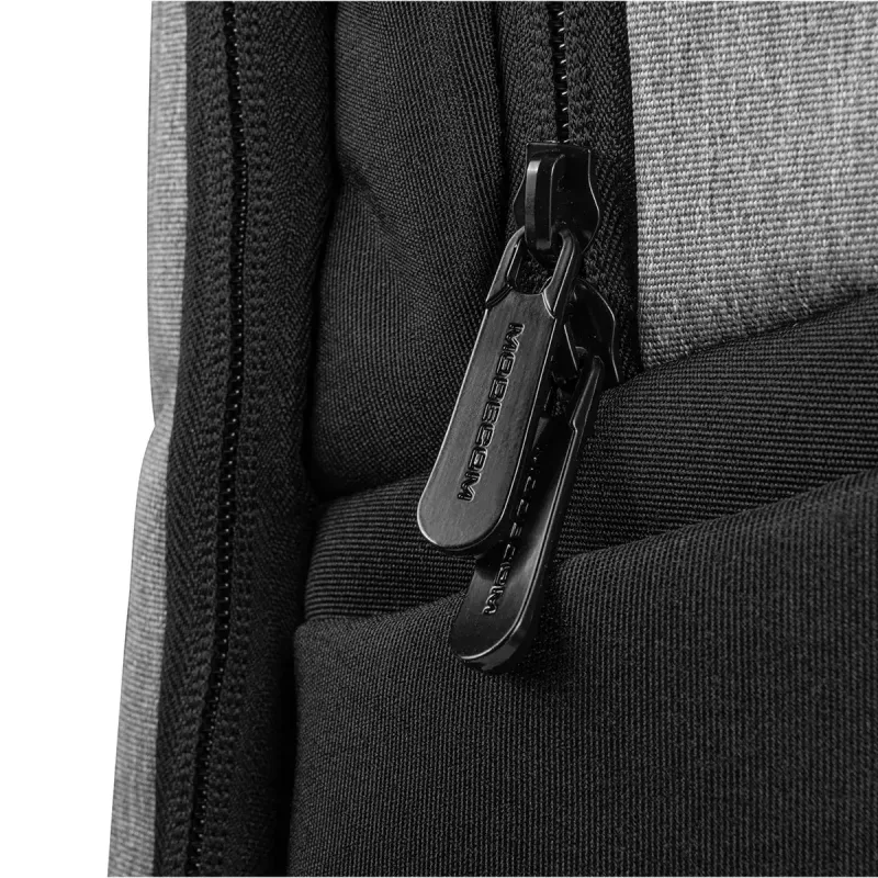 Mochila Modecom SMART 15 negra/gris poliéster 15,6