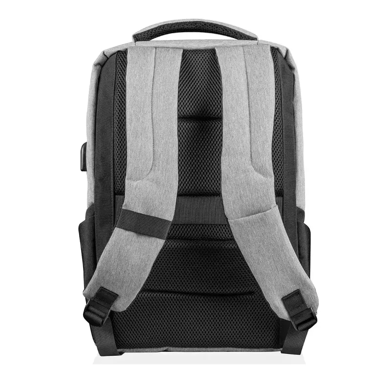 Mochila Modecom SMART 15 negra/gris poliéster 15,6