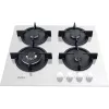 Whirlpool AKT 625/WH negro, blanco integrable 60 cm gas 4 zona(s)