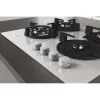 Whirlpool AKT 625/WH negro, blanco integrable 60 cm gas 4 zona(s)