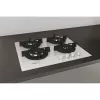 Whirlpool AKT 625/WH negro, blanco integrable 60 cm gas 4 zona(s)