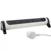 Unidad de distribución de corriente Legrand 0 494 15 4 tomas AC gris blanco