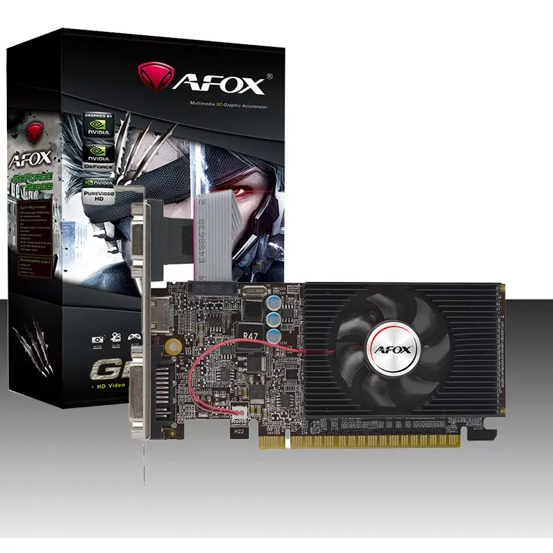Tarjeta gráfica AFOX AF610-1024D3L7-V5 NVIDIA GeForce GT 610, 1 GB GDDR3, 64 bits, PCIe 2.0