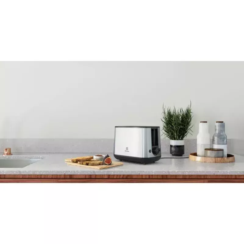 Electrolux E3T1-3ST 7 2 rebanadas 800 W gris, acero inoxidable