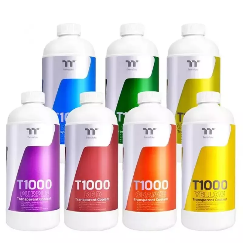 Líquido refrigerante Thermaltake T1000 listo para usar 1 L, a base de propandiol, verde