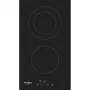 Placa vitrocerámica Whirlpool WRD 6030 B negra integrable 30 cm 2 zona(s)